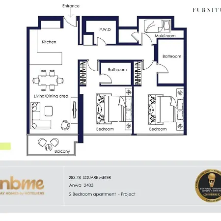 Bnbmehomes - Anwa Dubai Exterior foto